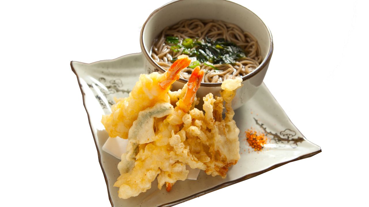 Vegetable Tempura Noodle Soup