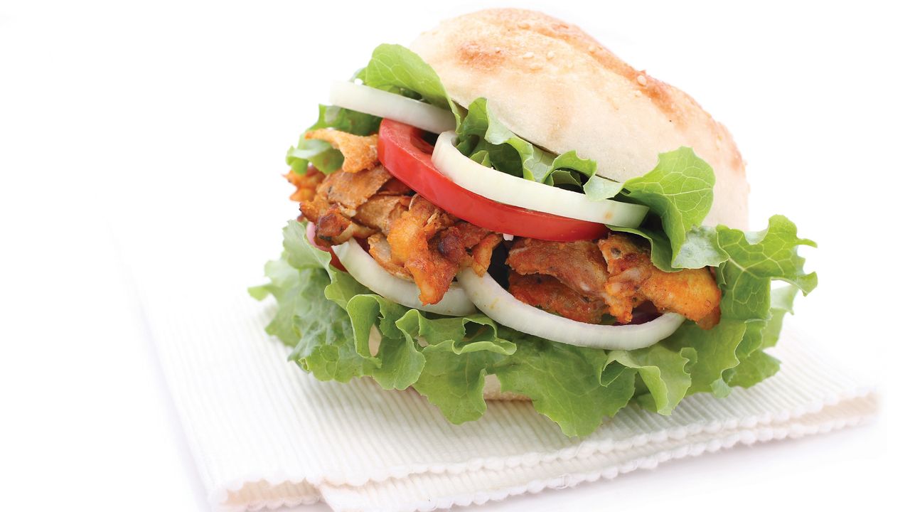Chicken Kebab Burger