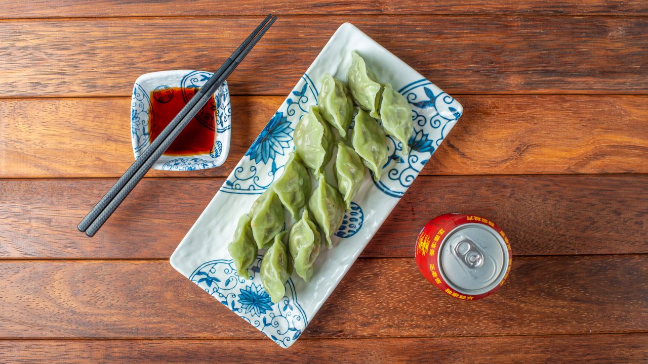 Boiled Vegetarian Dumplings (12)