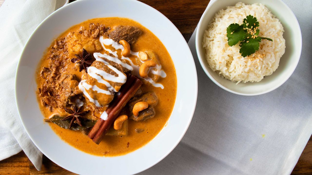 Thai Slow Cooked Massaman Beef Curry#Chef Rcmd.