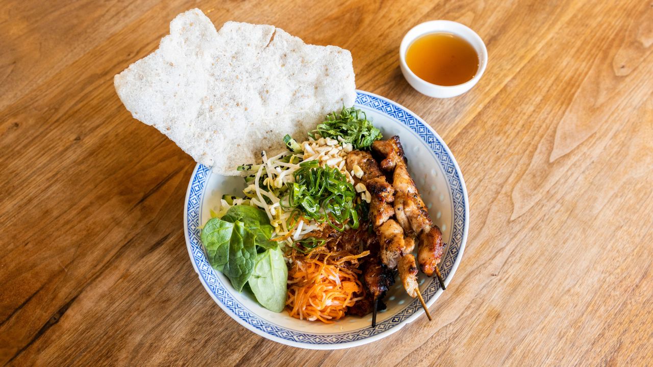 Noodle Salad with Chargrilled Chicken