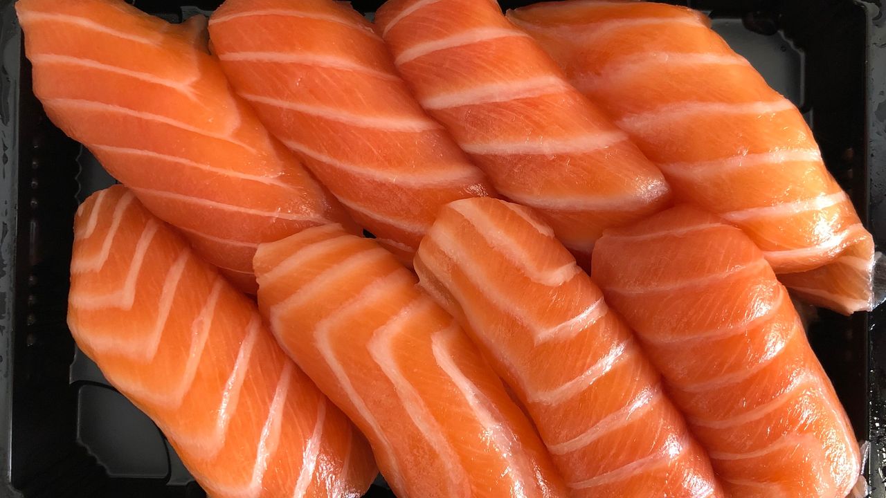 Raw Salmon Nigiri