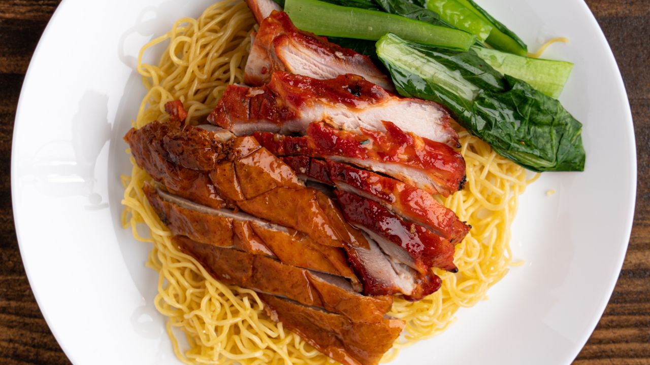 Roast Duck & BBQ Pork with Stir Noodles