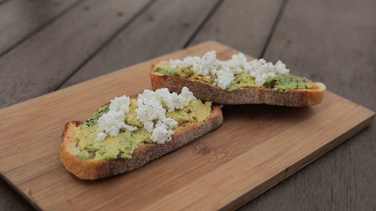 Smashed Avocado and Feta