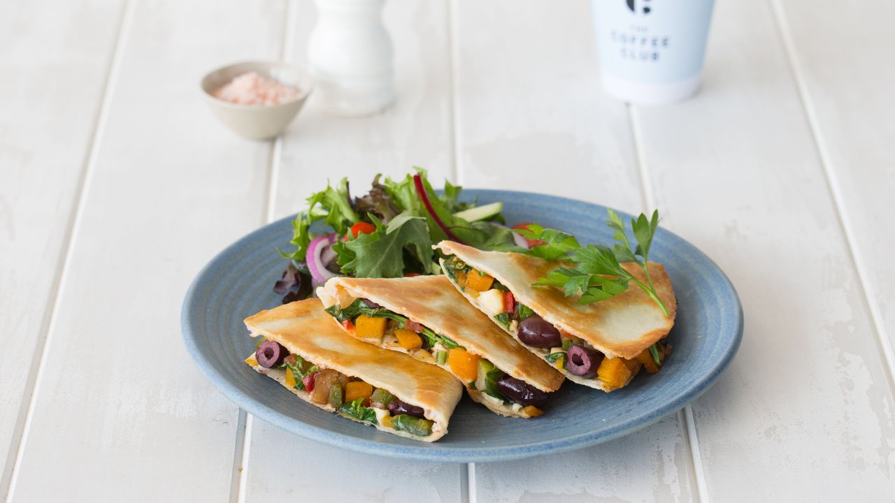 Roasted Vegetable and Feta Flat Grill