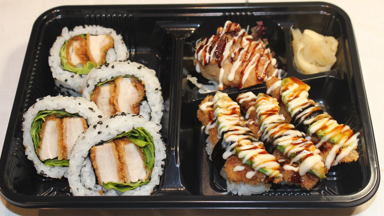 Chicken Rolls Bento