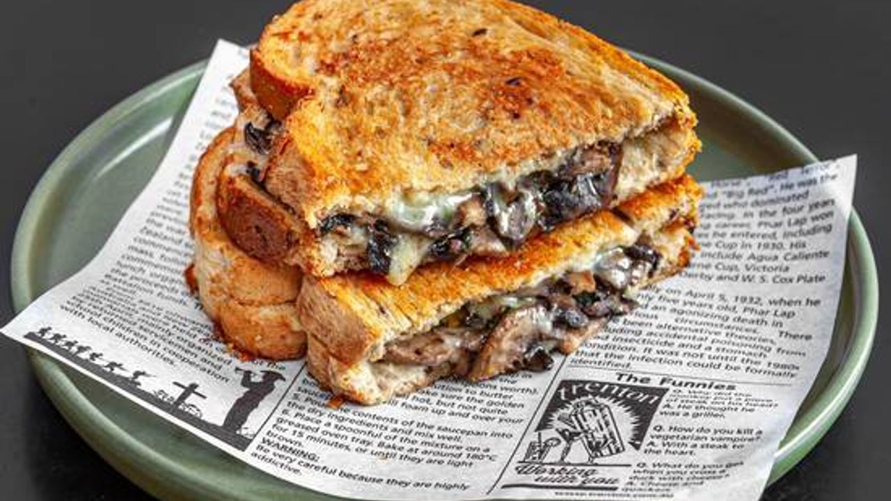 Truffle Mushroom and Cheese Toastie
