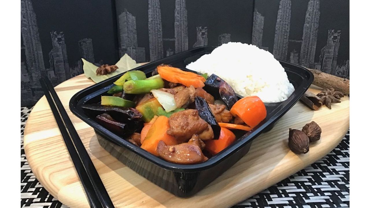 Kung Bao with Rice