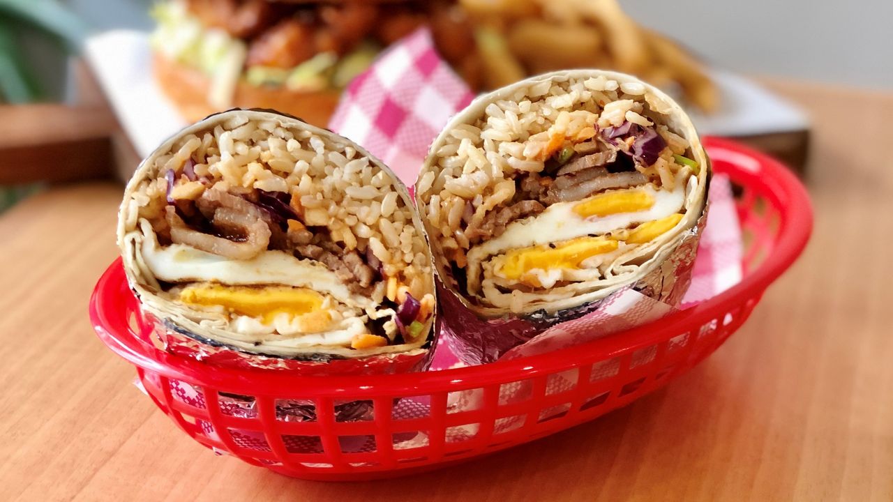 Korean Pork belly Burrito