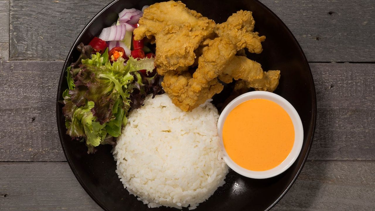 Fried Chicken with Rice