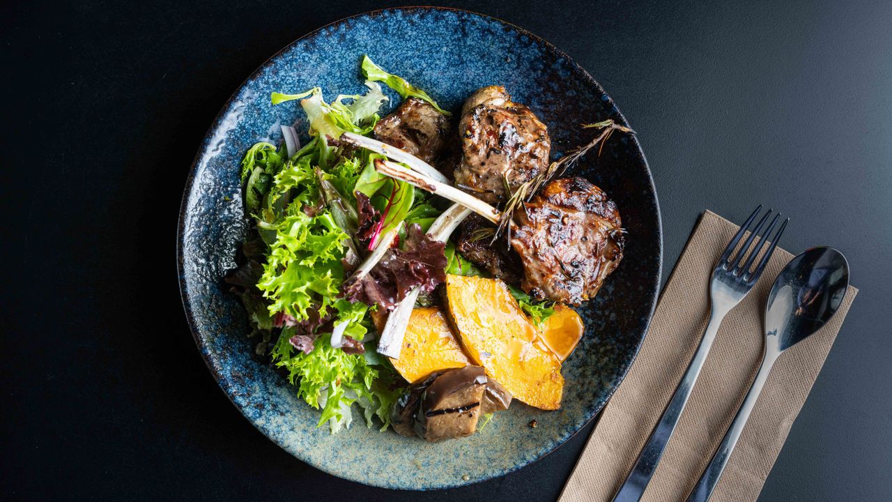 Grilled Marinated Lamb Cutlets