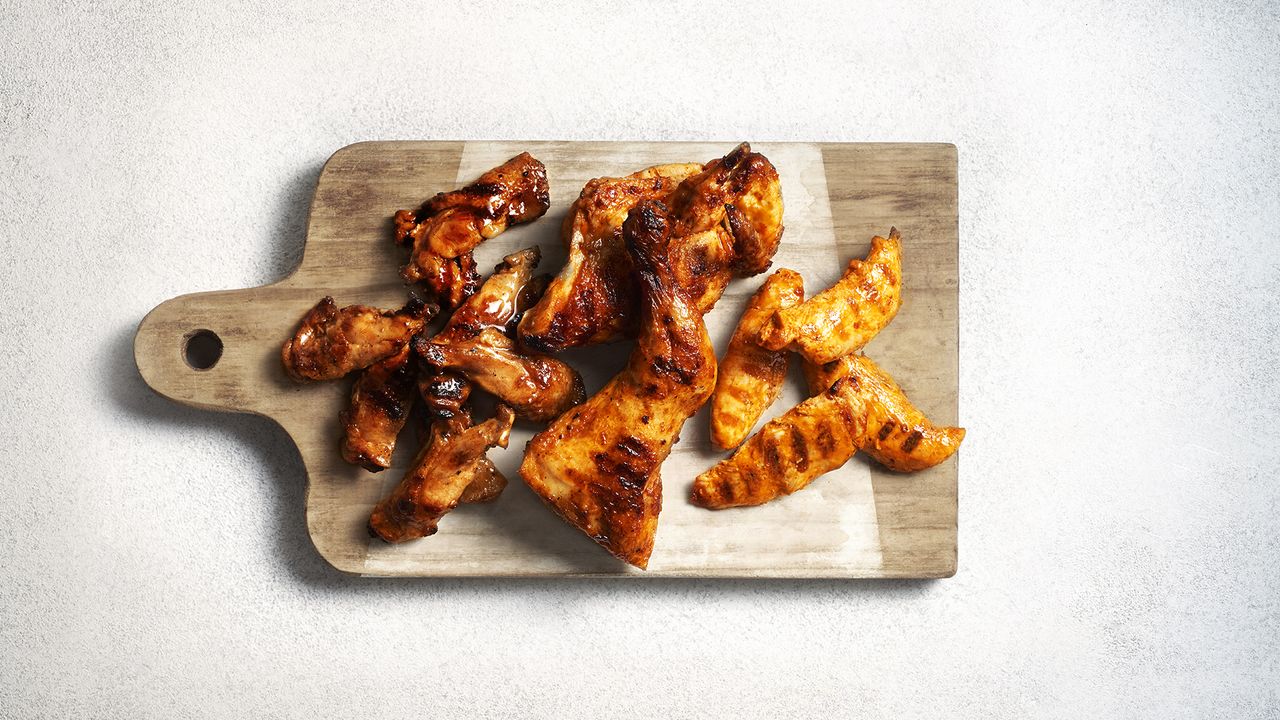 Mixed Platter - 1/2 Chicken