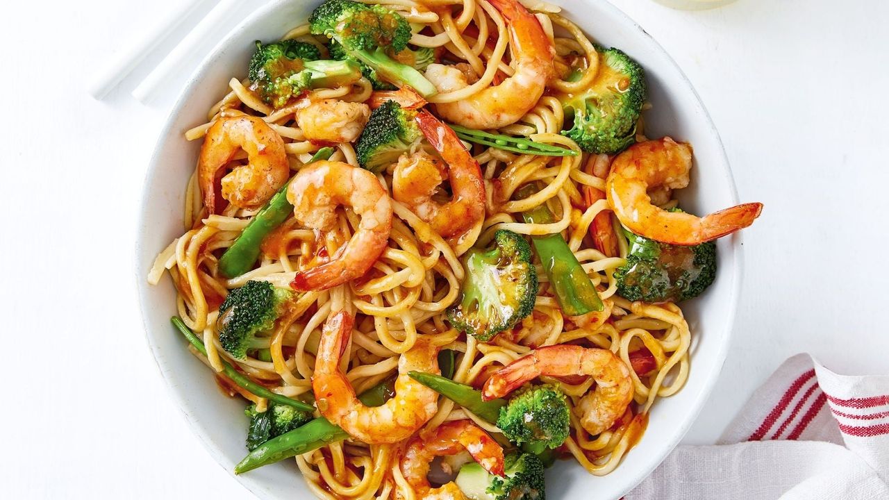 Chilli Prawn Noodles