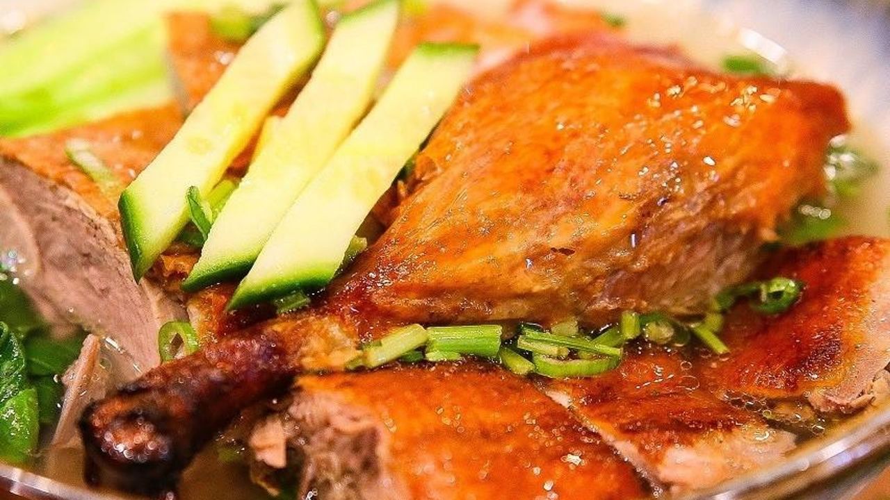 Roasted Duck Noodle Soup