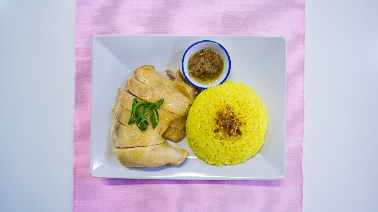 Hainanese Chicken with Rice