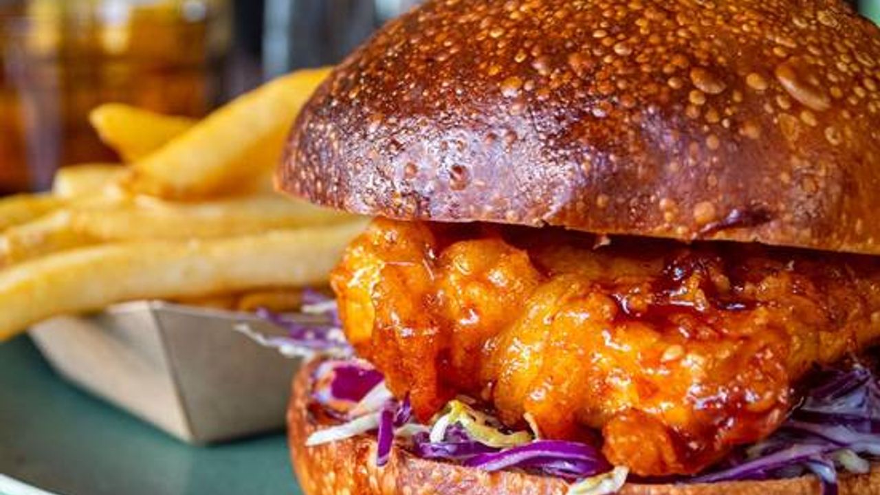 Korean Tofu Burger (V)