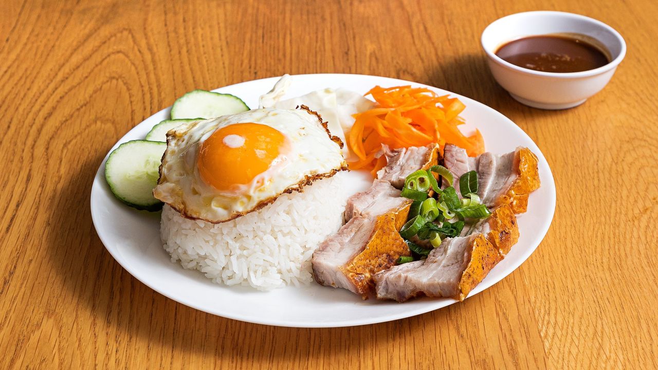 Rice with Crackling Pork