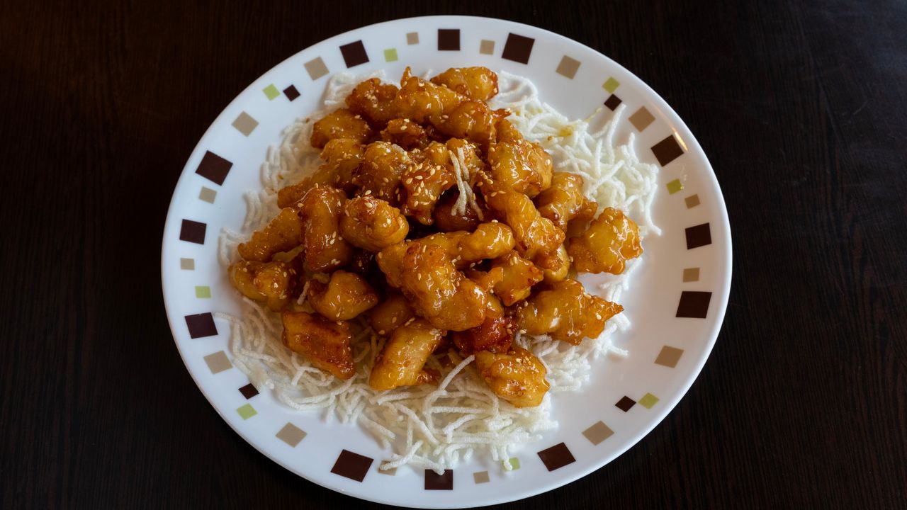 77. Honey Chicken in Batter (No Vegetable)
