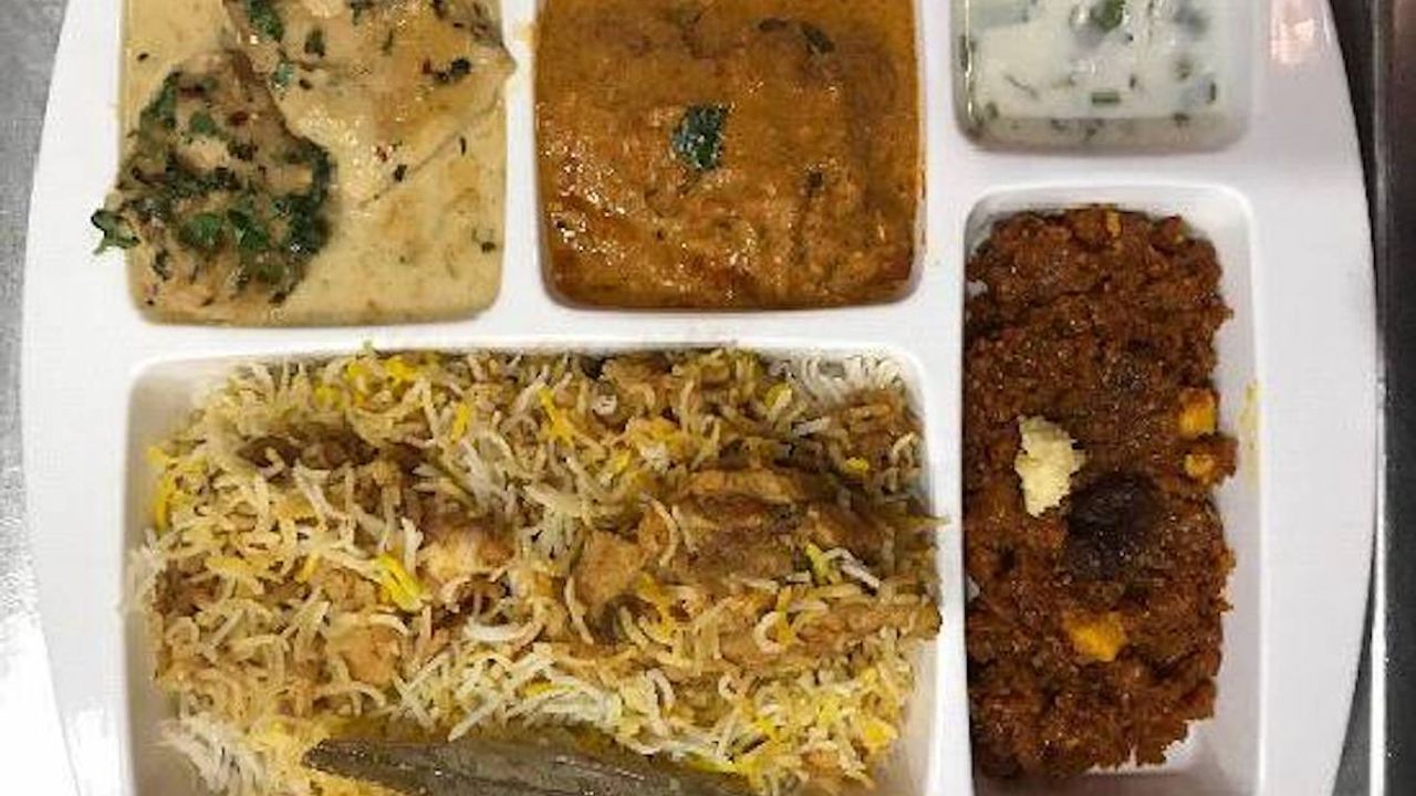 Chicken Biryani Thali