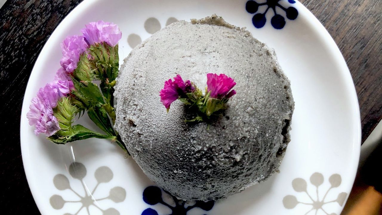Black Sesame Ice Cream