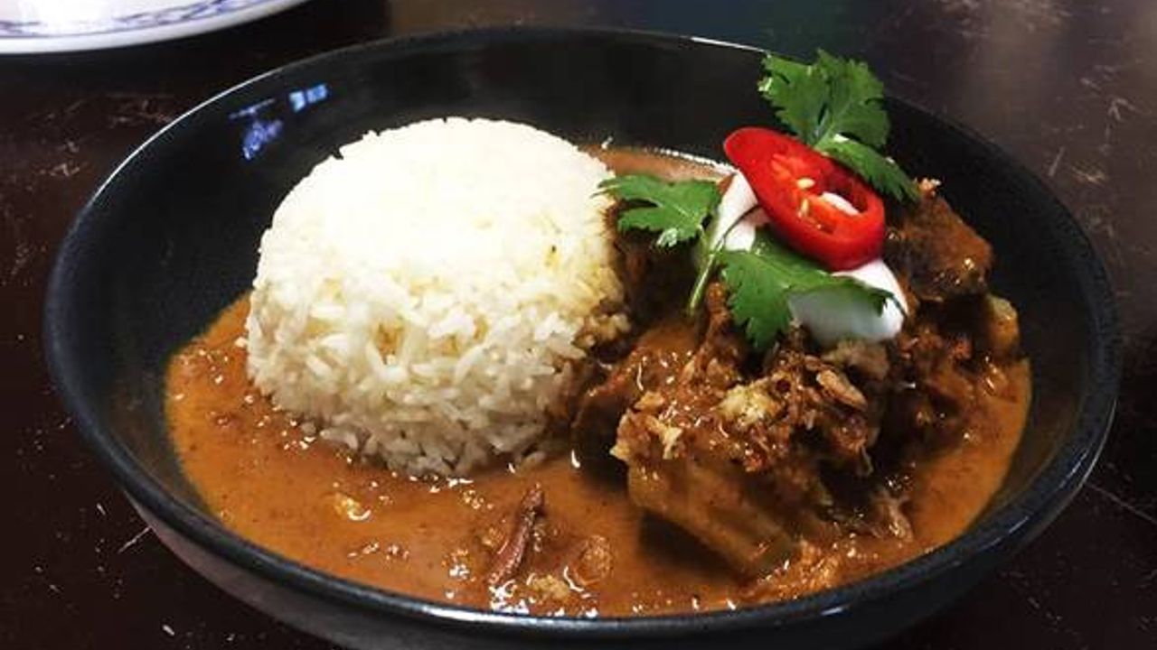 Beef Massaman Curry (served with rice)