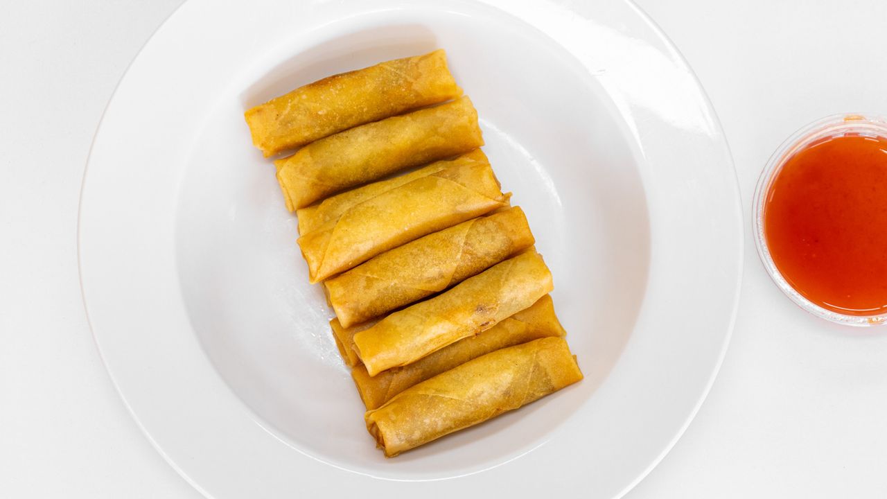 42. Vegetarian Spring Rolls (10)