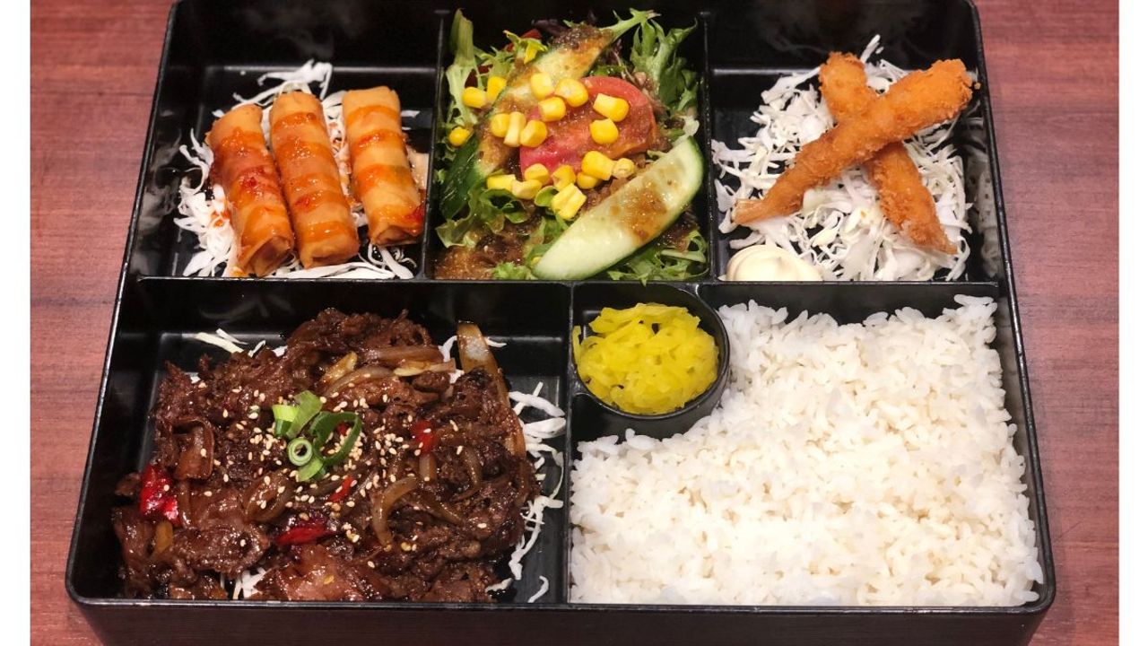 Spicy Beef Bento