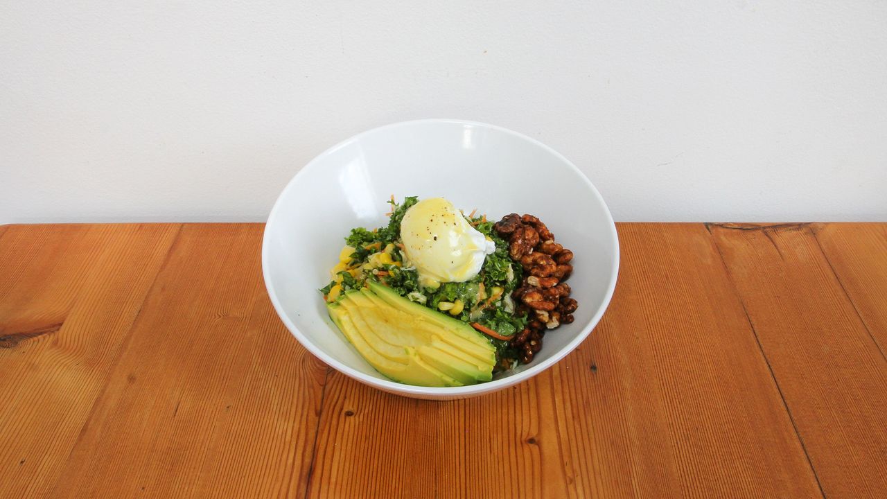Kale Salad with Orange Vinaigrette (Warm)