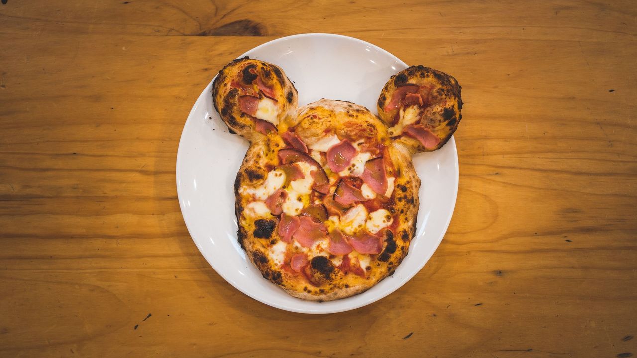 Ham and Cheese Pizza