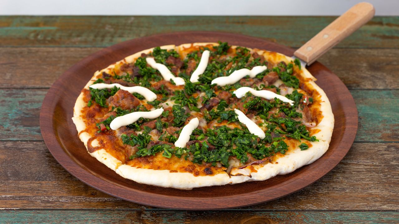 Lamb Kebab Pizza