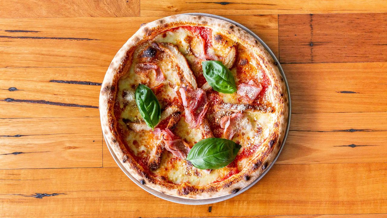 The Great Chicken Parmi Pizza