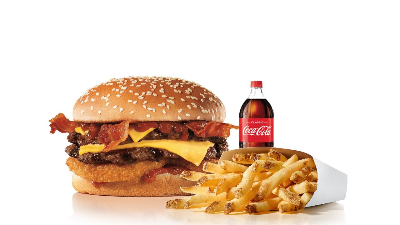 Double Western-Bacon Cheeseburger Combo