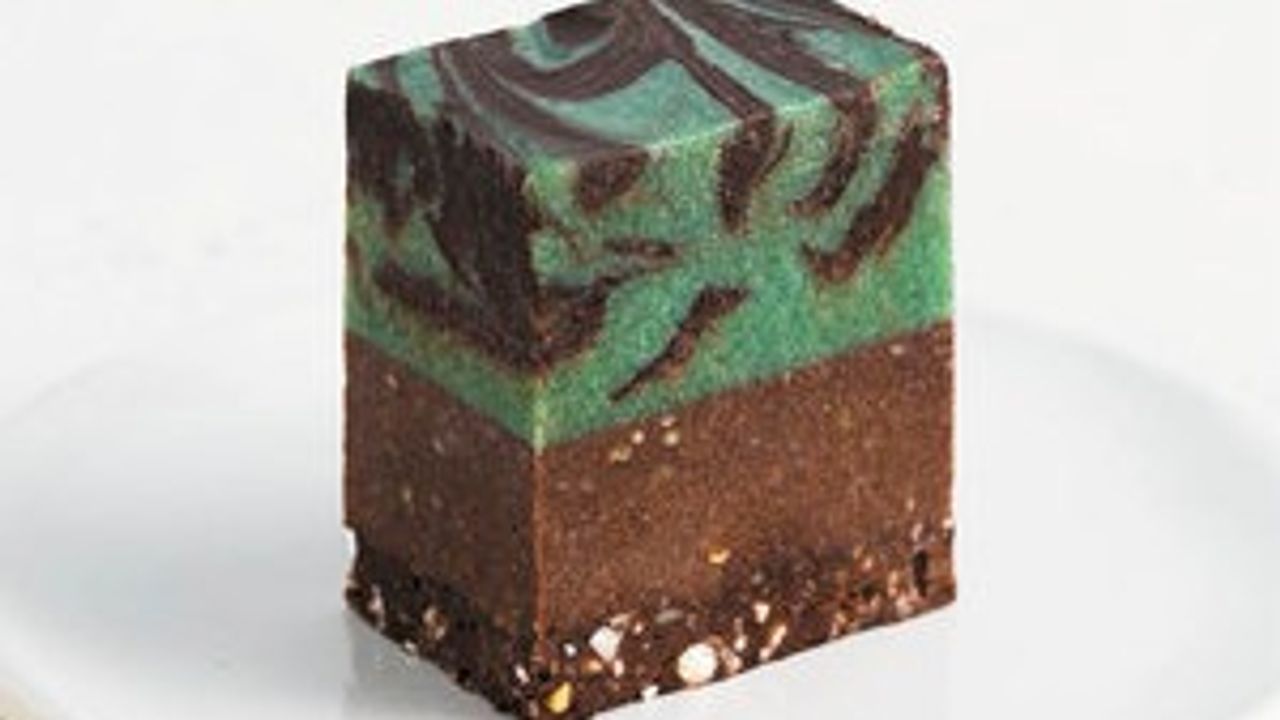 Choc Peppermint Slice