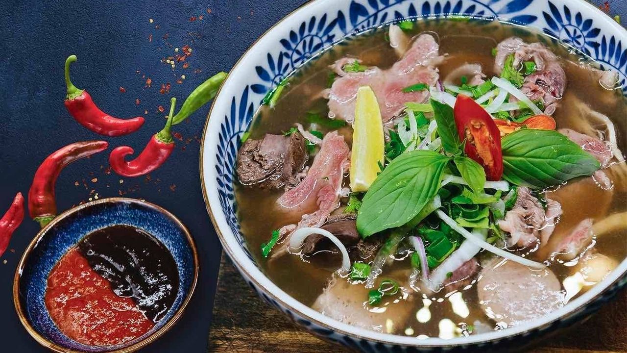 Pho Rare Beef + Brisket