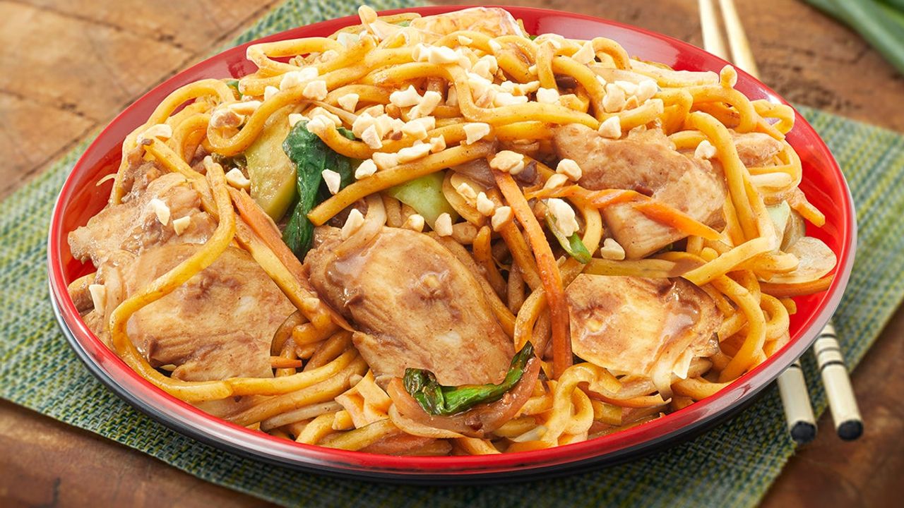 Satay Chicken Noodles