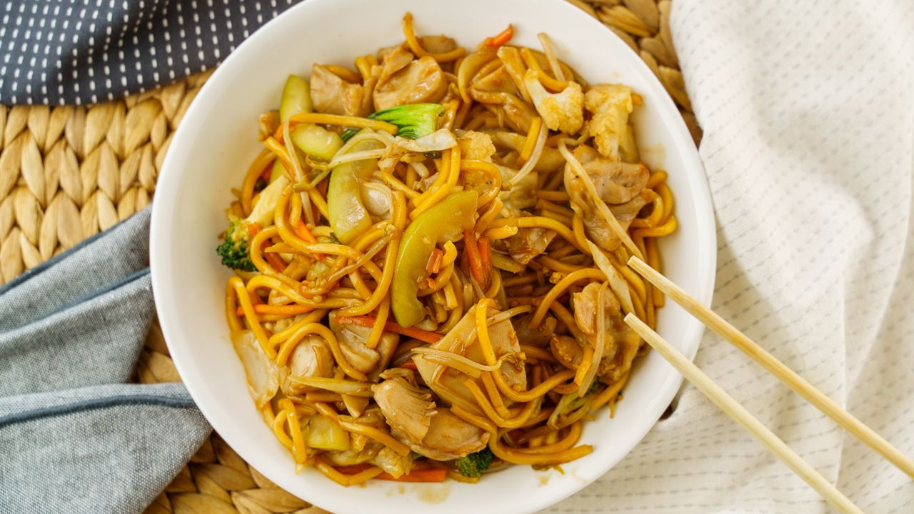 26. Chicken Teppanyaki Udon Noodles