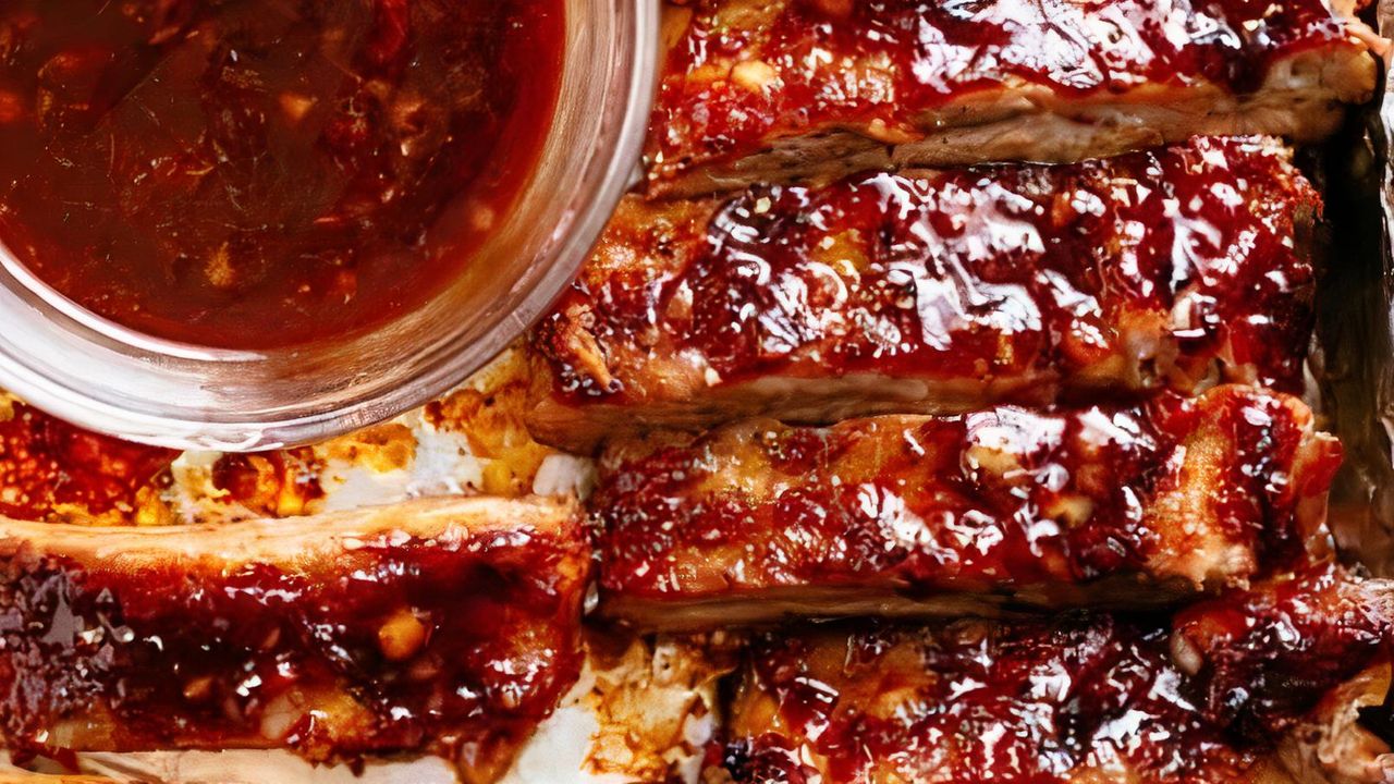 Pork Ribs For One, Slaw & Fries