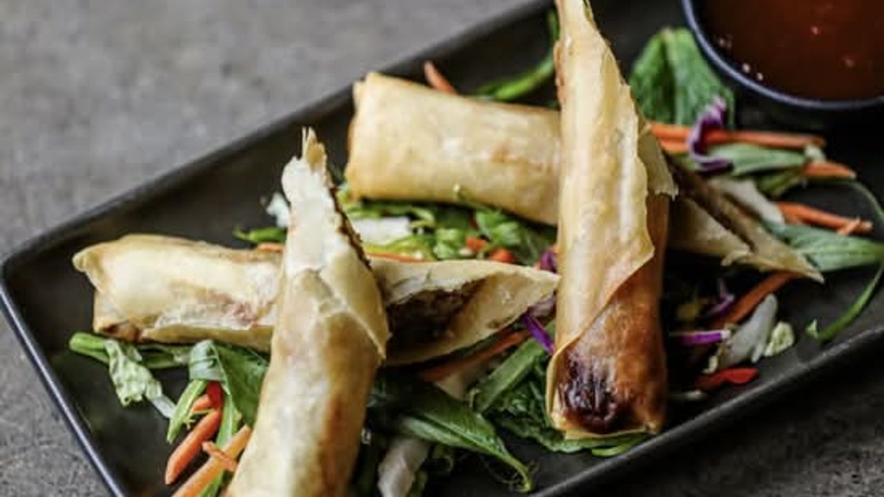 Char Sui Pork Spring Rolls