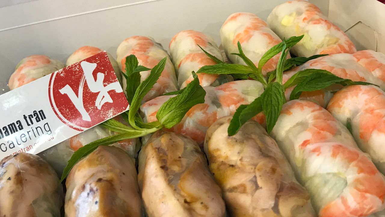 Rice Paper Roll Platter