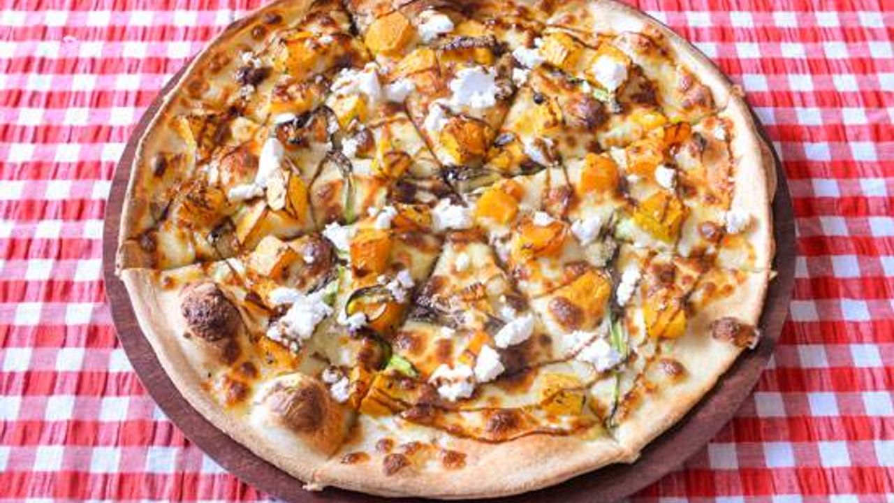 Pumpkin and Zucchini Pizza