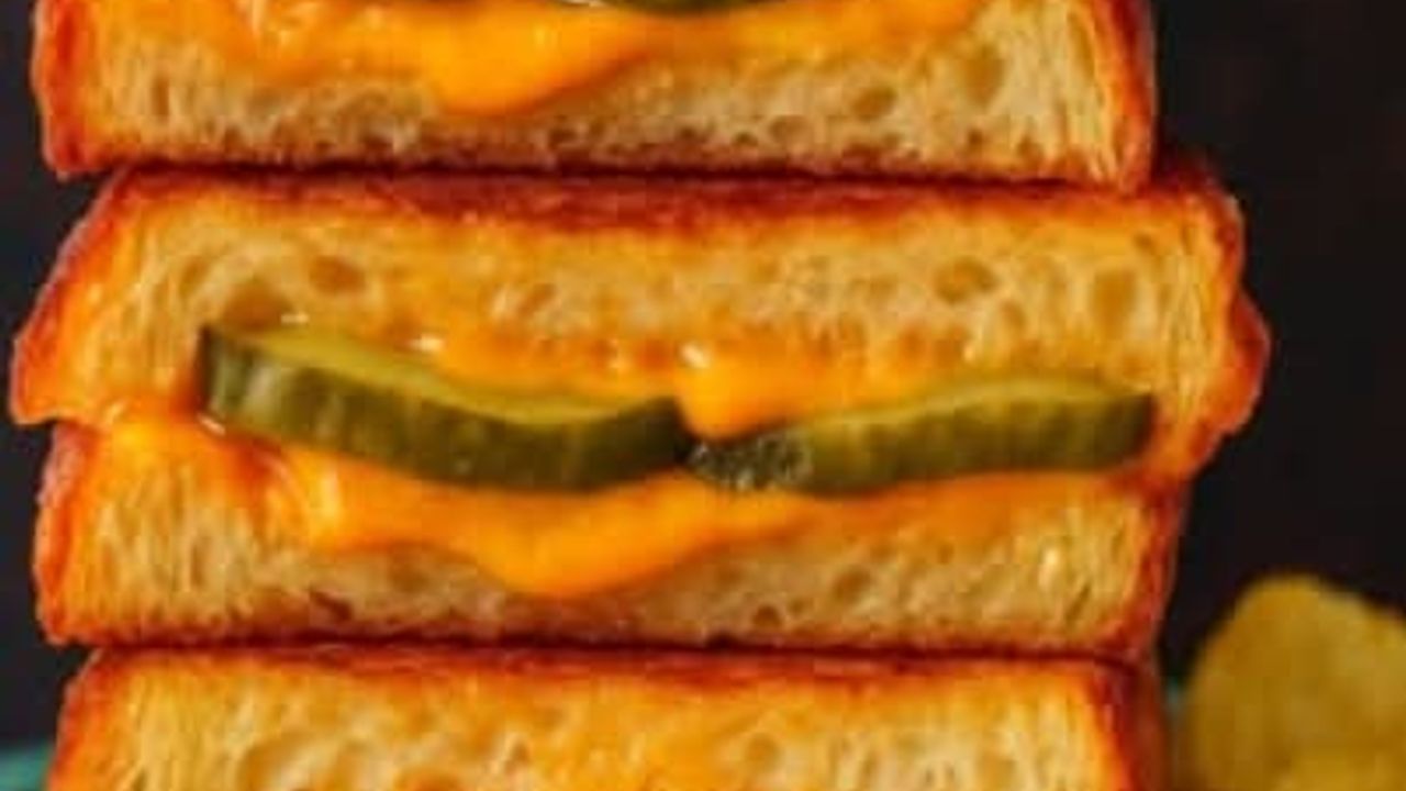Ham, Cheese and Pickles Sandwich