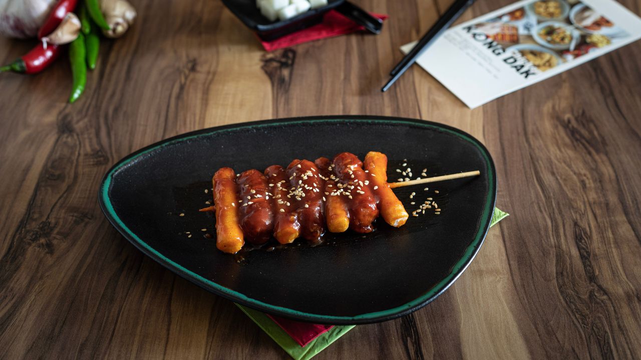 Sausage & Rice Cake Skewers SET