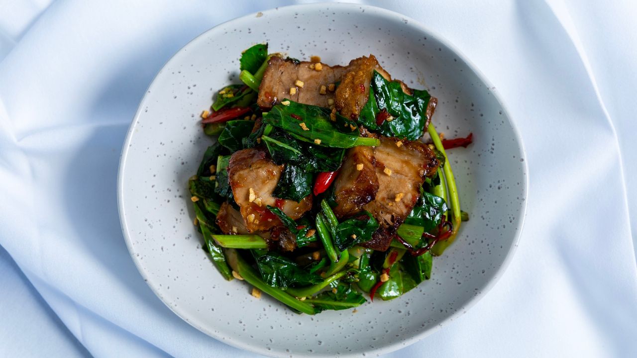 Pork Belly with Chinese Broccoli
