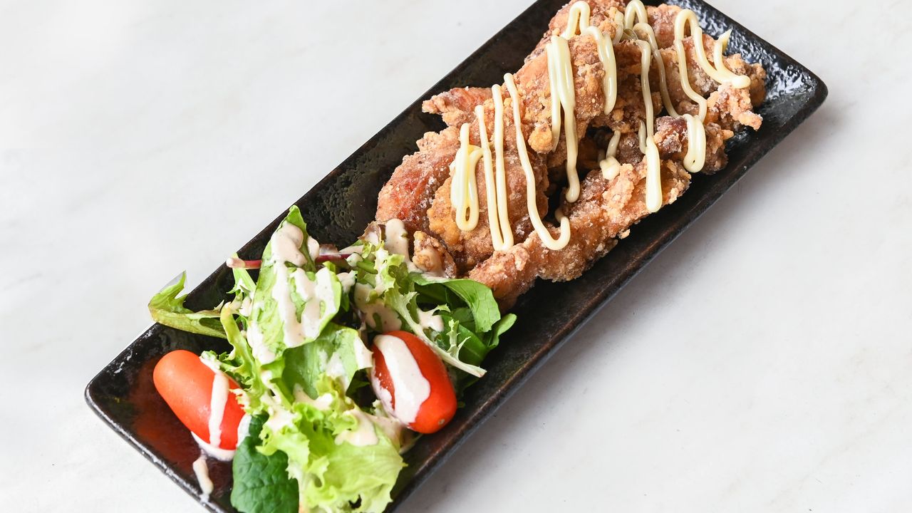 Chicken Karage with vegetables
