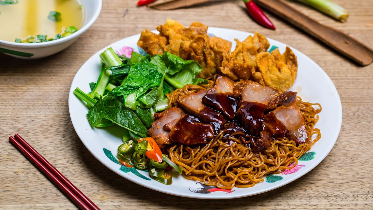 BBQ Pork and Wanton Kon Lo Meen