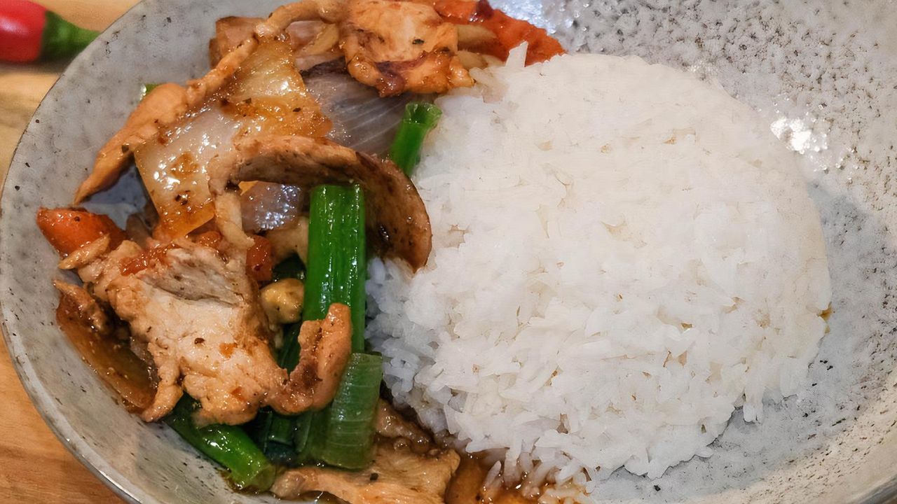 Cashew Stir Fry with Rice