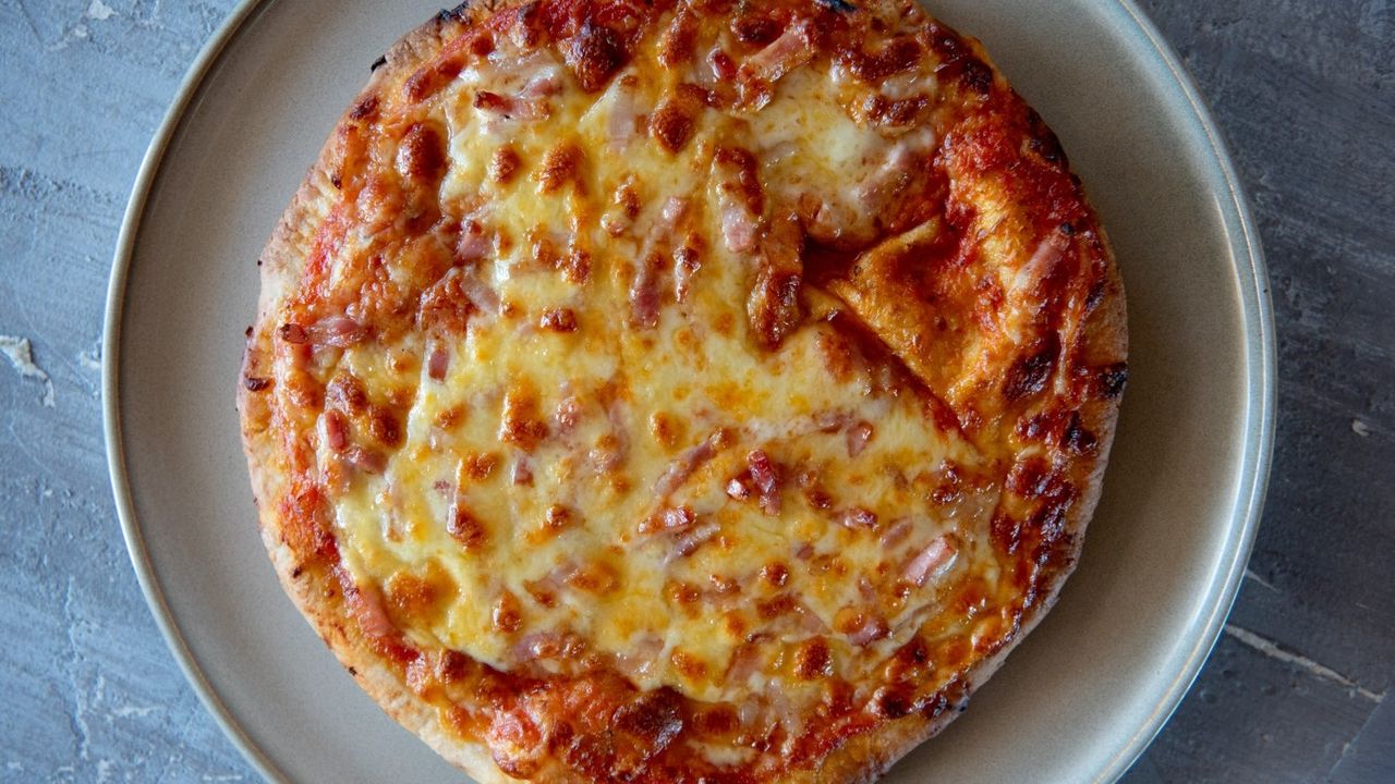 Kinder Bacon and Cheese Pizza