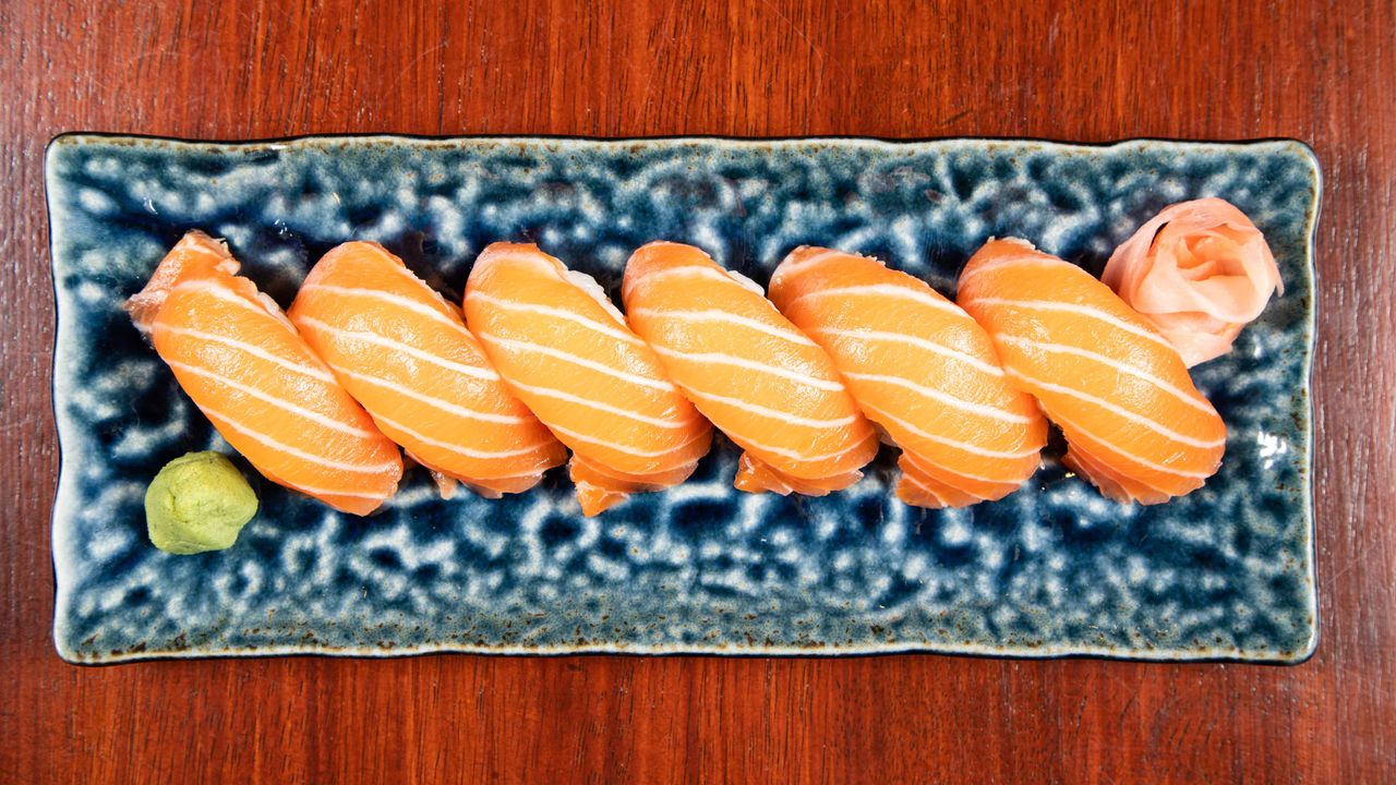 Salmon Nigiri Sushi
