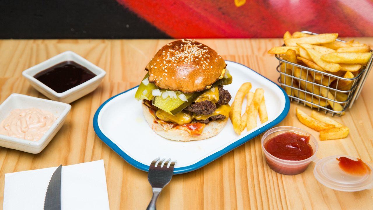 Double Cheese Burger Combo