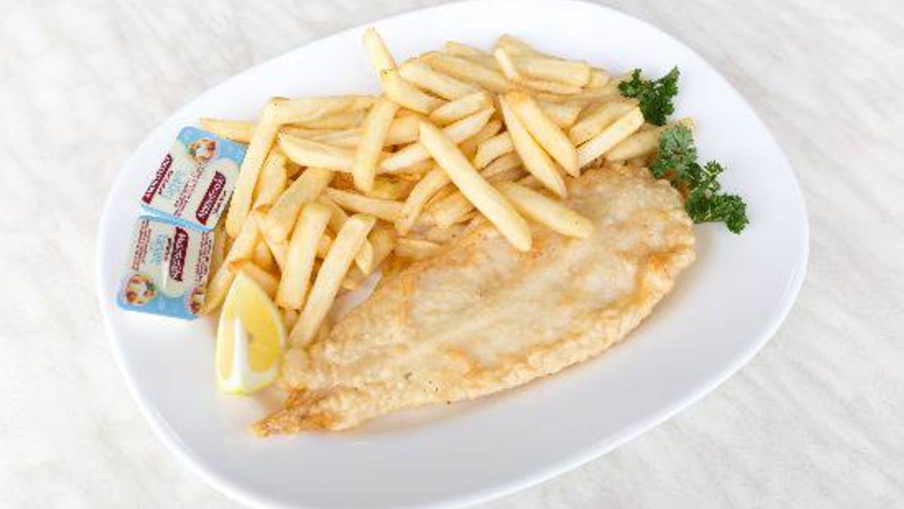 Battered Fish with Chips